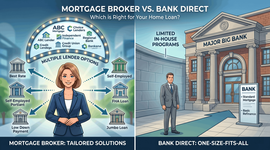 mortgage broker vs bank direct for home loan