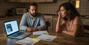 couple reviewing mortgage lenders in euless tx