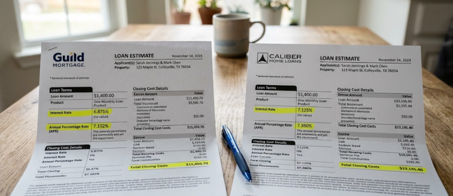 guild mortgage vs caliber home loans